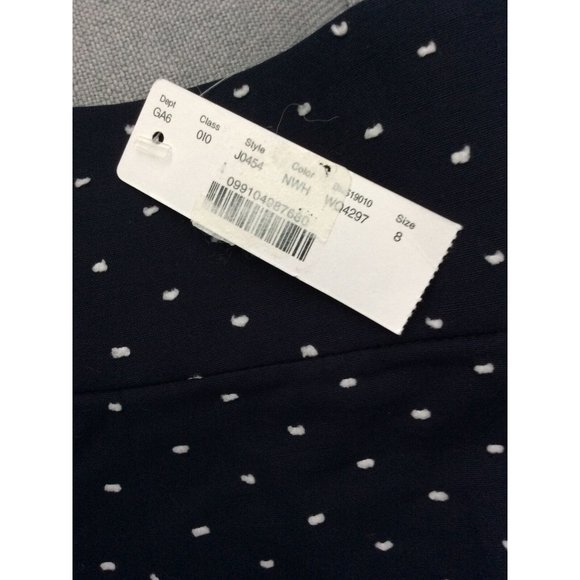 NWT, J. Crew, Size 8, Womens Shorts With Tie Belt. Style J0454. Deep Navy - Picture 6 of 7